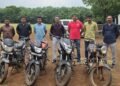 अट्टल मोटारसायकल चोर स्थानिक गुन्हे शाखेच्या ताब्यात; चार दुचाकी जप्त