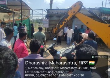 धाराशिव शहरातील अतिक्रमणांवर नगरपालिकेचा हातोडा; गाळाधारकांना आज अंतिम मुदत