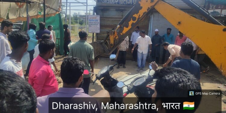 धाराशिव शहरातील अतिक्रमणांवर नगरपालिकेचा हातोडा; गाळाधारकांना आज अंतिम मुदत