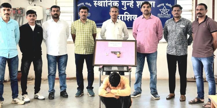 गावठी पिस्टल व जिवंत काडतुसासह एकास अटक; स्थानिक गुन्हे शाखेची कारवाई